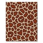 Brown Animal Spot Irregular Shapes Rug