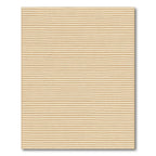 Sandy Beige Hand Drawn Stripe Rug