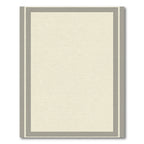 Cream Beige Double Border Rug