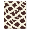 Creamy White Abstract Animal Print Rug