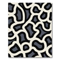 Organic Cream Black Grey Flow Rug
