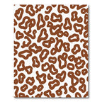 Brown Spotted Animal Print Rug