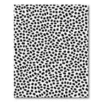 Monochromatic Scattered Pebble Texture Rug