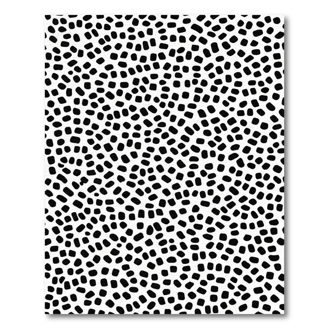 Monochromatic Scattered Pebble Texture Rug