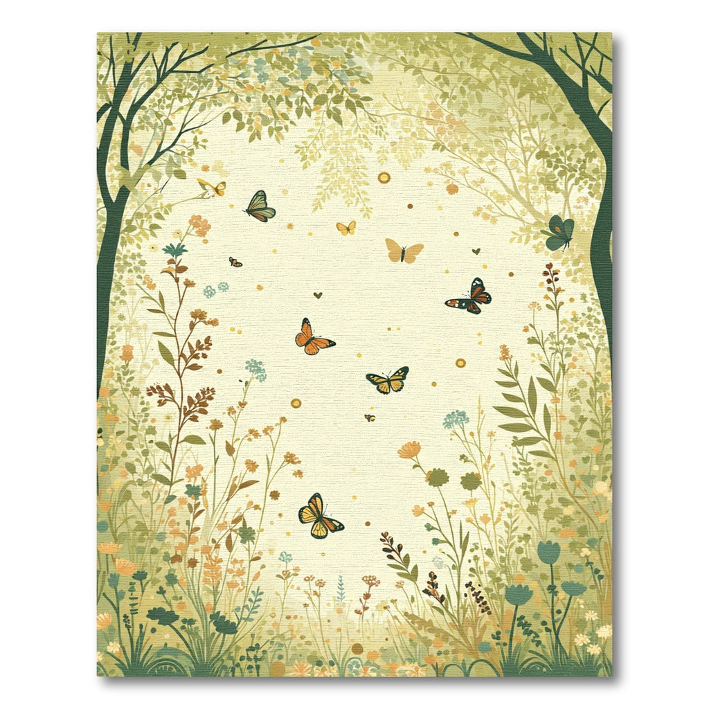 Fluttering Garden Bloom Meadow Rug