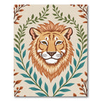 Golden Lion Laurel Wreath Rug