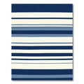 Varied Blue Stripes Rug