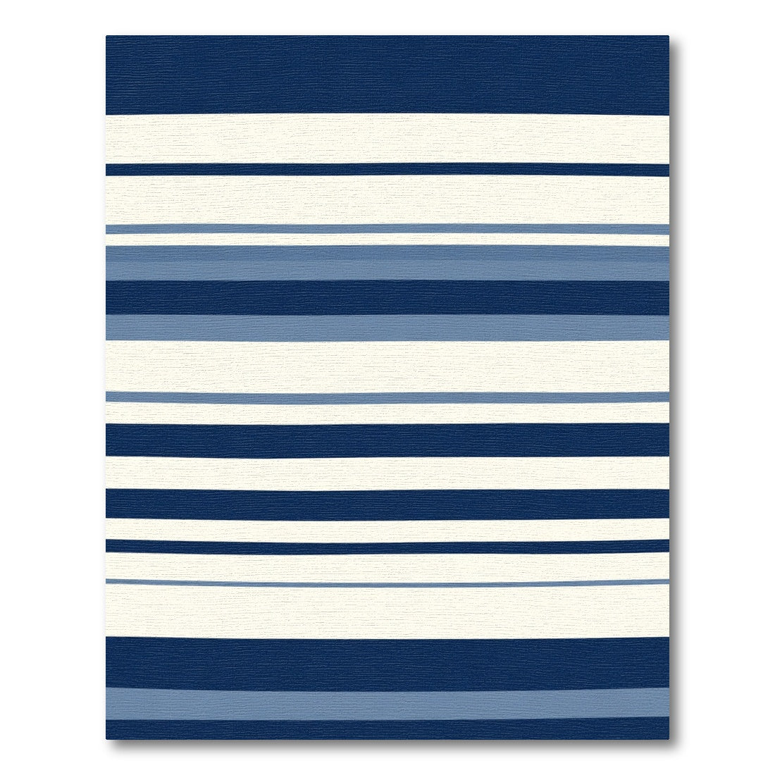 Varied Blue Stripes Rug