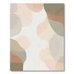 Terra Cotta Blush Abstract Blob Rug