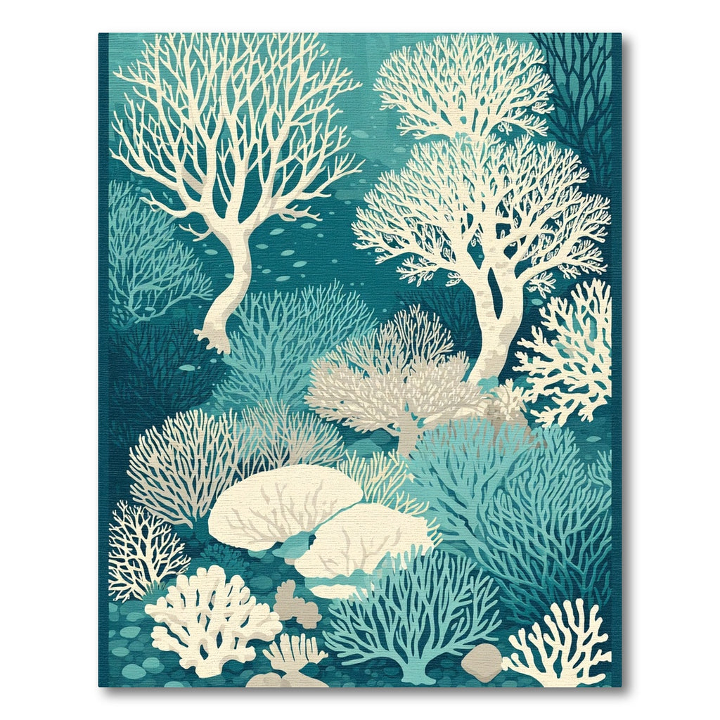 Deep Sea Coral Branch Garden Rug