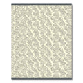 Light Gray Abstract Floral Damask Rug