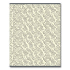 Light Gray Abstract Floral Damask Rug