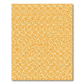 Golden Ochre Abstract Swirl Rug