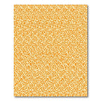 Golden Ochre Abstract Swirl Rug