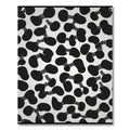 Black Cell Cluster Abstract Rug