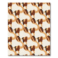 Camouflage Brown Earth Tones Flow Rug