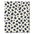 Navy Bone Abstract Scatter Rug