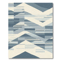 Geometric Chevron Ice Blue Rug