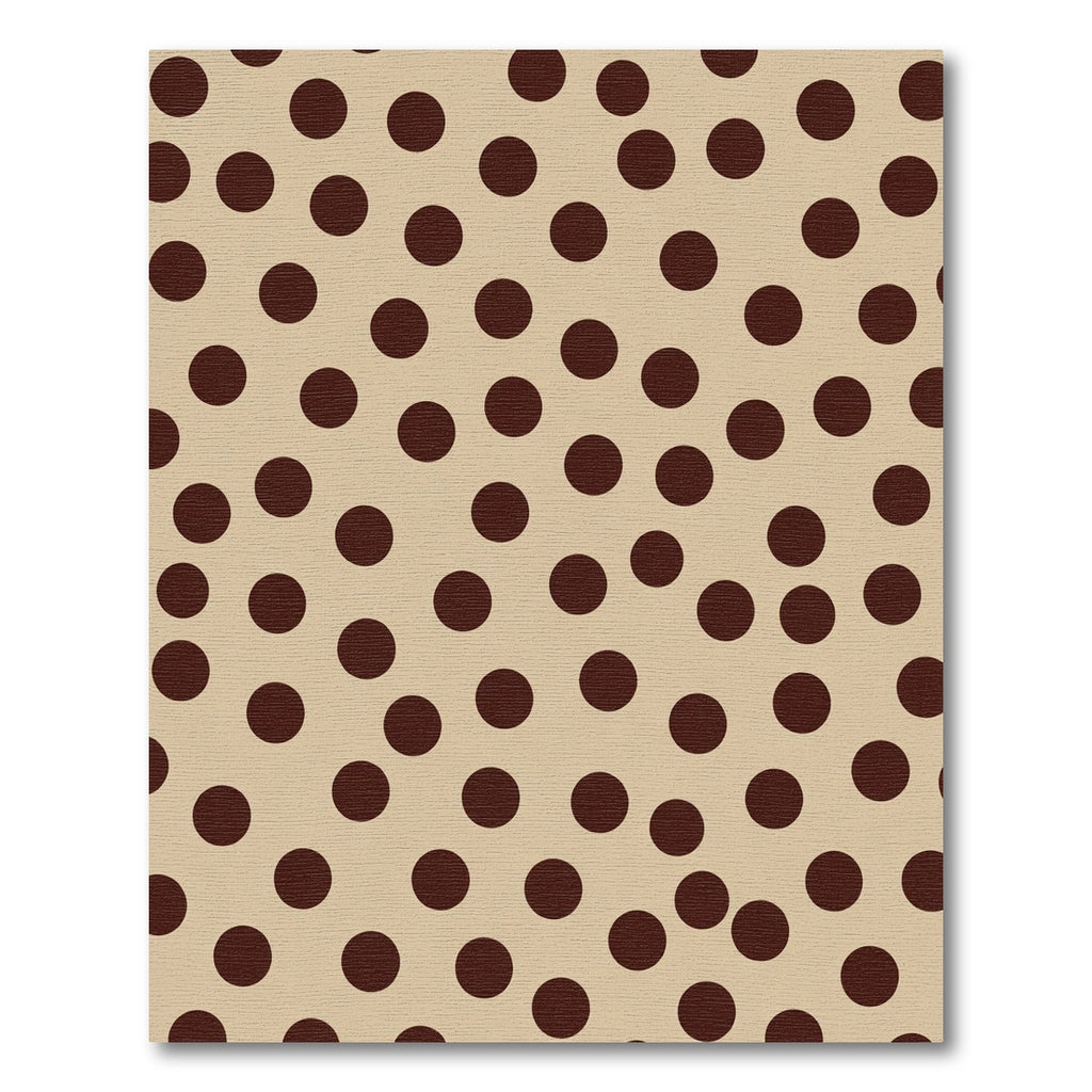 Chocolate Polka Dot Backdrop Rug