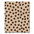 Chocolate Polka Dot Backdrop Rug