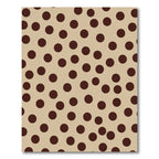 Chocolate Polka Dot Backdrop Rug
