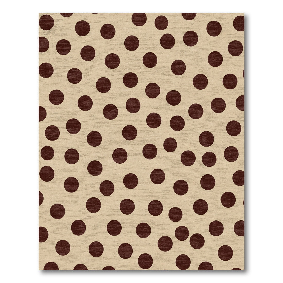 Chocolate Polka Dot Backdrop Rug