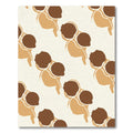 Brown and Tan Abstract Clusters Rug