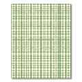 Green Ivory Checked Lattice Rug