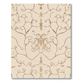 Cream Beige Vine Flourish Rug