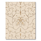 Cream Beige Vine Flourish Rug