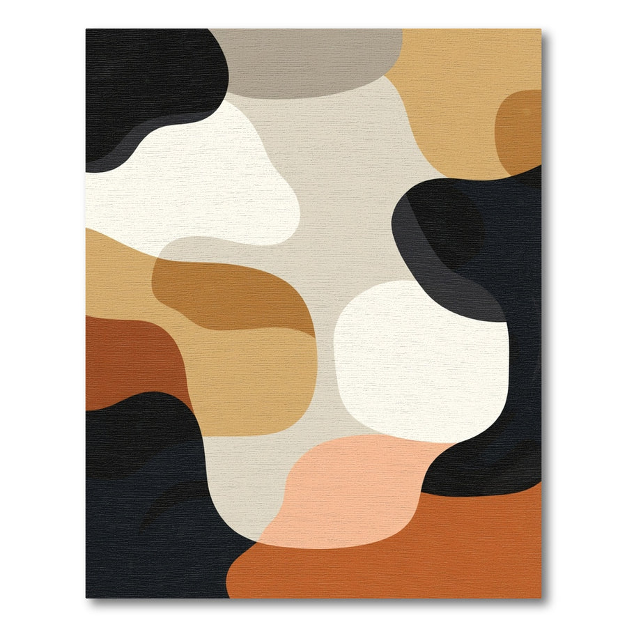Organic Abstract Earthy Tones Rug