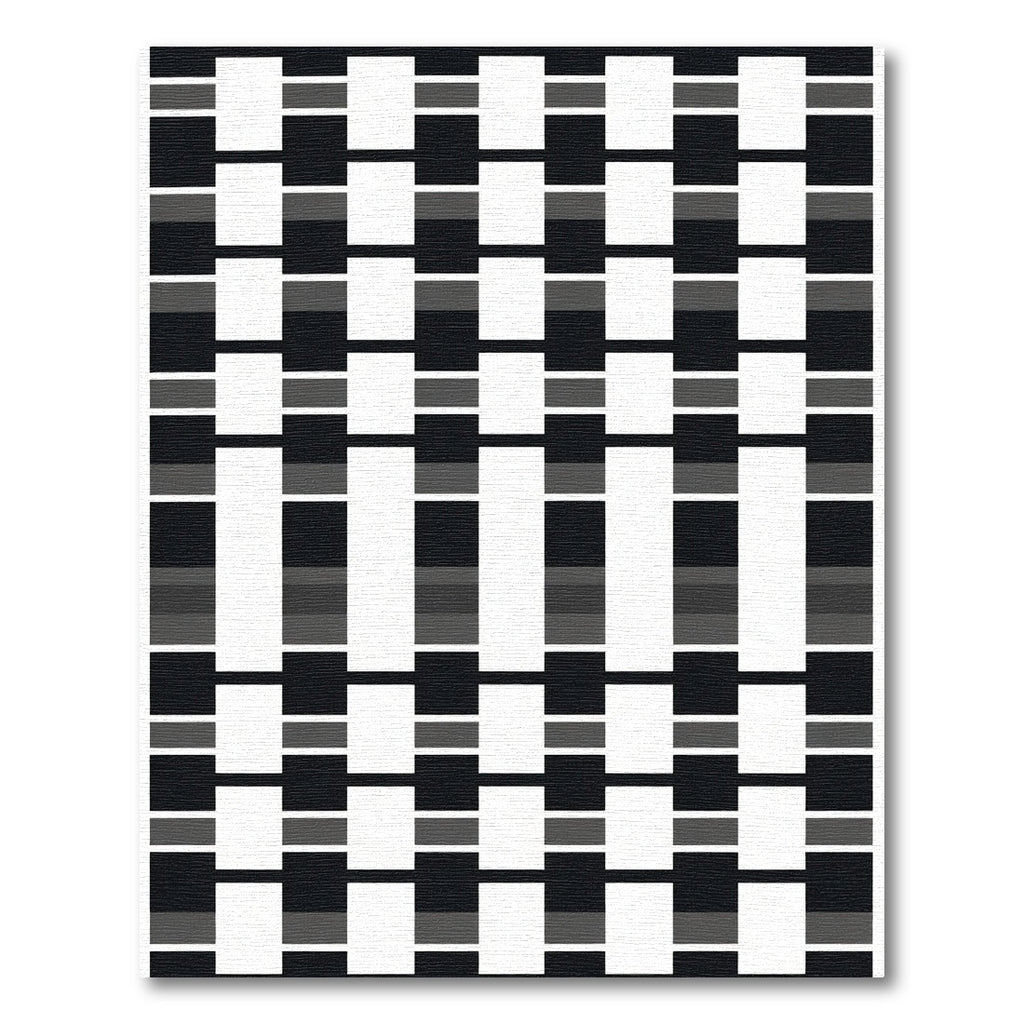 Monochromatic Geometric Block Tonal Rug