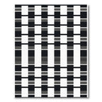 Monochromatic Geometric Block Tonal Rug