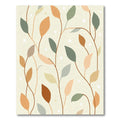 Earthy Tone Falling Leaf Arrangement Rug