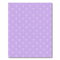 Soft Lavender White Geometric Cross Rug