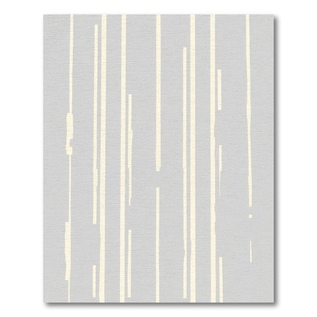 Light Gray Beige Abstract Stripe Rug