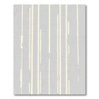 Light Gray Beige Abstract Stripe Rug