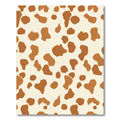 Brown Spots on Cream Background Rug