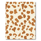 Brown Spots on Cream Background Rug