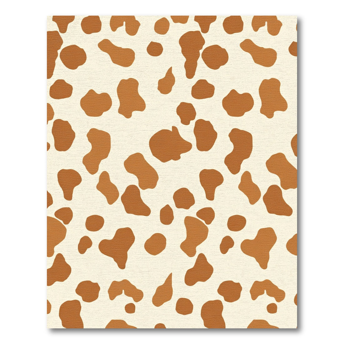 Brown Spots on Cream Background Rug
