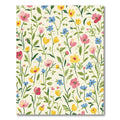 Whimsical Floral Meadow Garden Rug