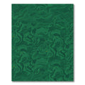 Deep Emerald Green Swirl Abstract Rug