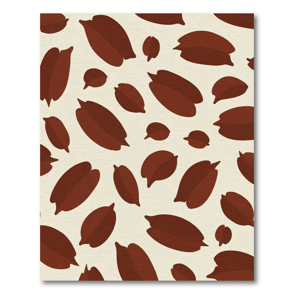 Deep Brown Cocoa Bean Repeat Rug