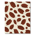 Deep Brown Cocoa Bean Repeat Rug