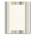 Modern Grey Gold Stripe Rug