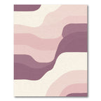 Blush Pink Gradient Wave Rug