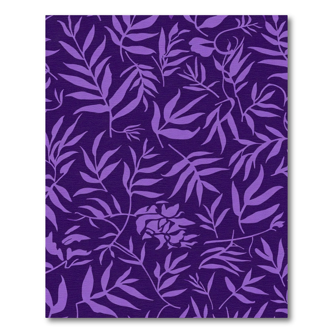 Purple Leafy Branch Harmony Rug
