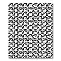 Monochromatic Abstract Organic Shapes Rug