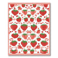 Red Strawberry Garden All Over Rug