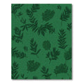 Deep Forest Green Leafy Cluster Arrangement Rug